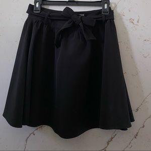 Express Black Mini Skirt with Bow
